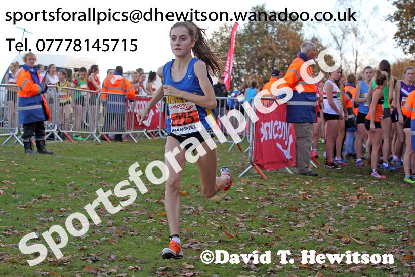 junior womens  National Cross Country Relays. Photo: David T. Hewitson/Sports for All Pics